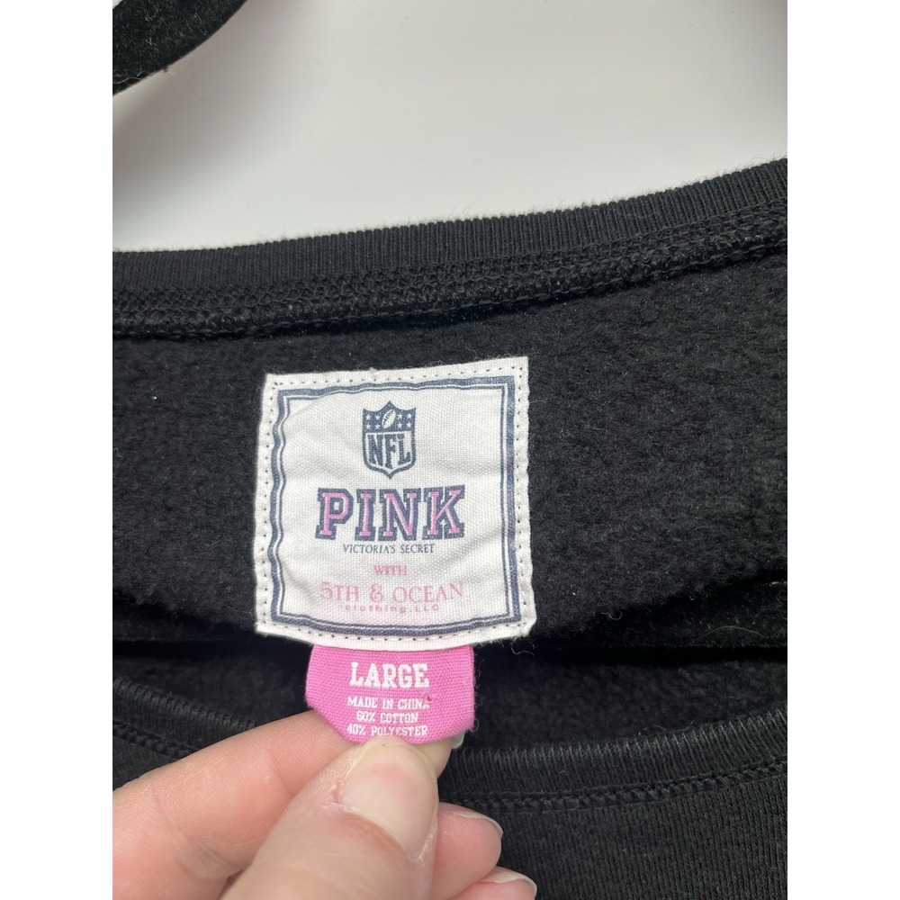Victoria's Secret PINK brand Baltimore Ravens pullover sweatshirt Large - Picture 3 of 6
